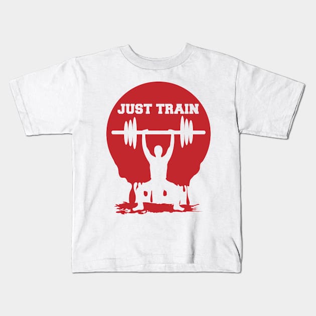 Just train Kids T-Shirt by melcu